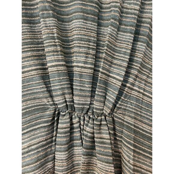 M MISSONI Green Gold Knit T Shirt Kaftan Striped Designer Womens Sz Small NWT - Picture 12 of 13